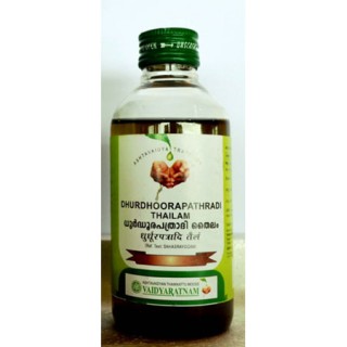 Vaidyaratnam Ayurvedic, Dhurdhoorapathradi kera thailam, 200 ml